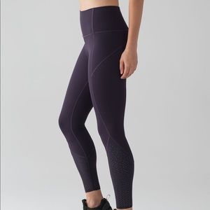 Lululemon Anew Tight Black Grape Luxtreme 6